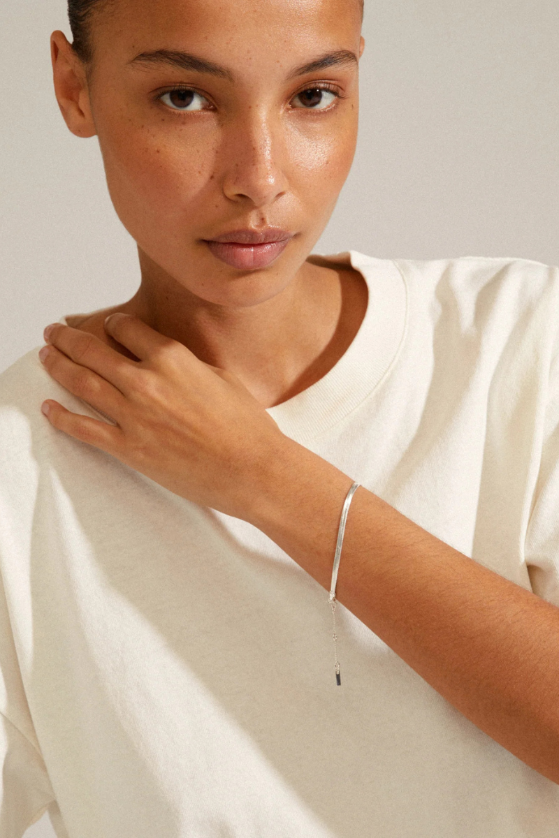 JOANNA SILVER PLATED BRACELET
