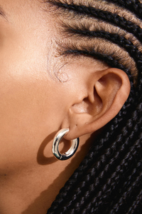 MARLO SILVER PLATED EARRINGS