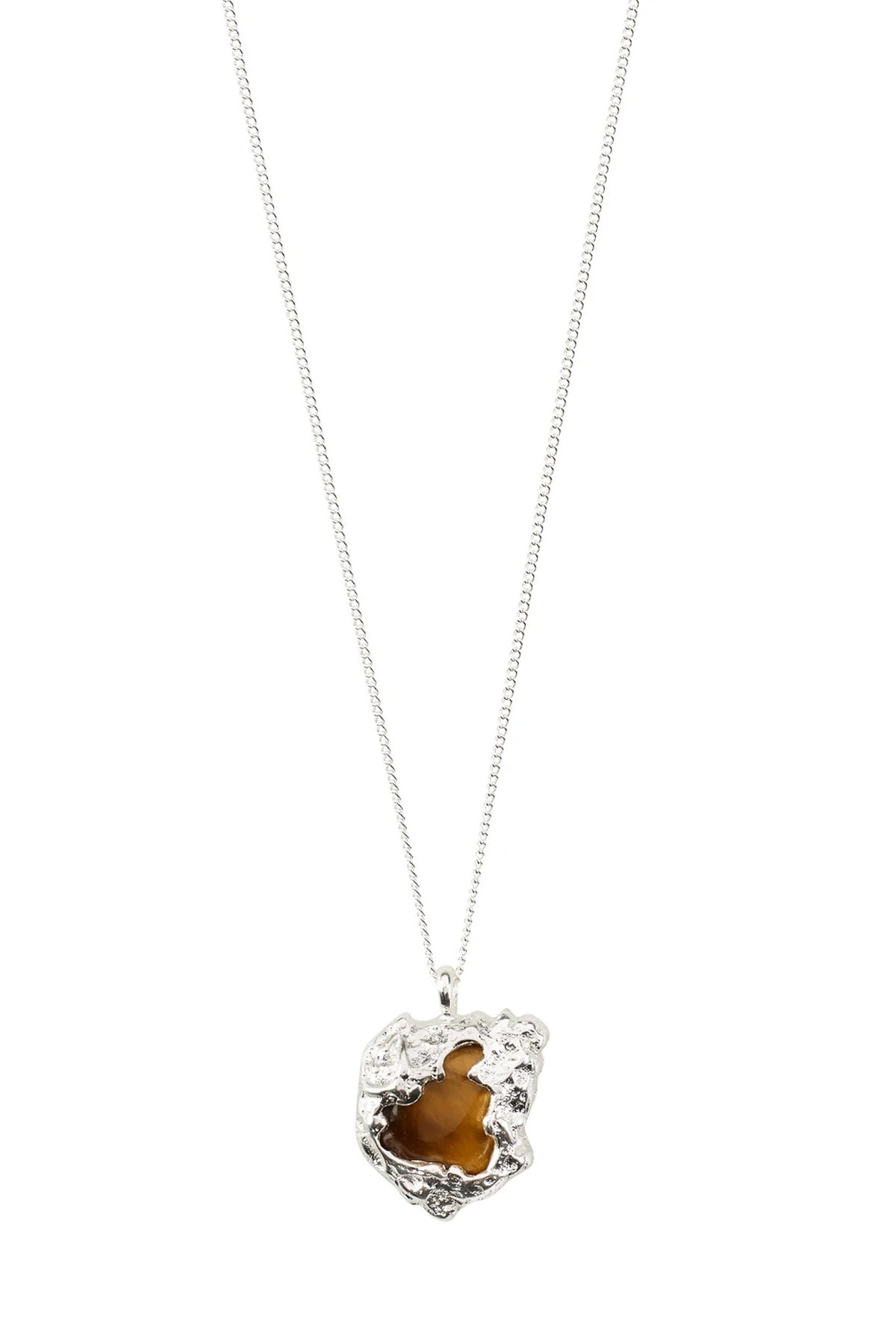 RHYTHM SILVER PLATED NECKLACE