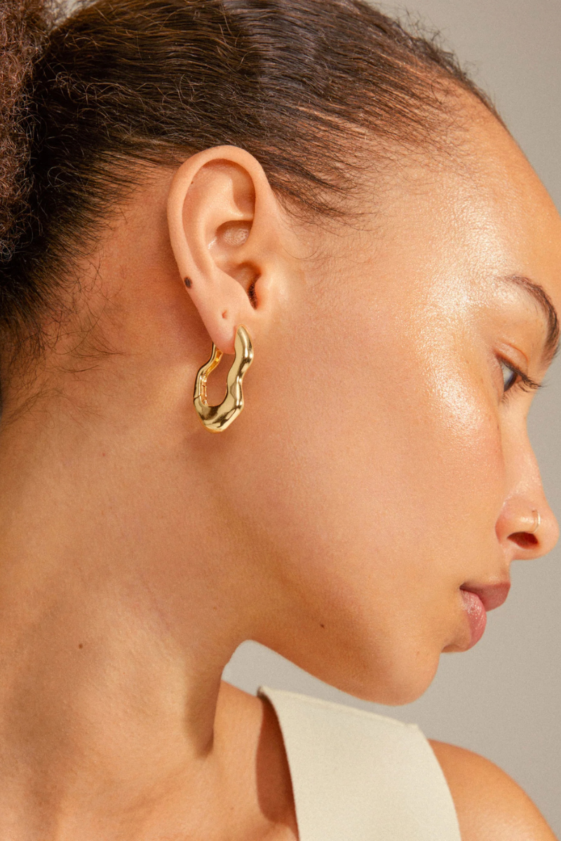 LOULIA GOLD PLATED EARRINGS