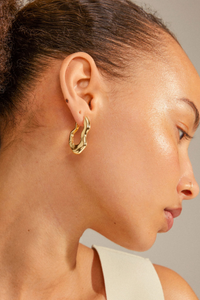 LOULIA GOLD PLATED EARRINGS