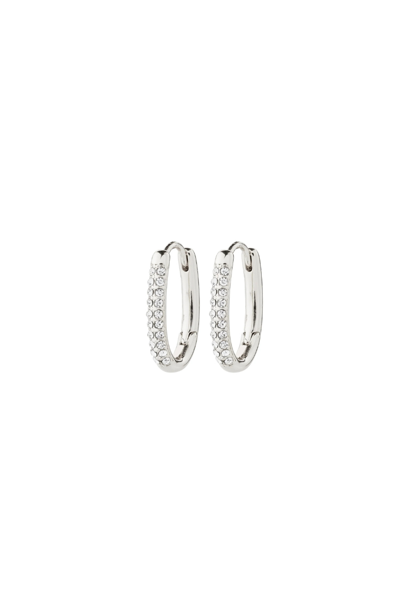 AMIRI SILVER PLATED EARRINGS