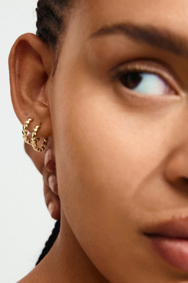 MAEVE GOLD PLATED EARRINGS