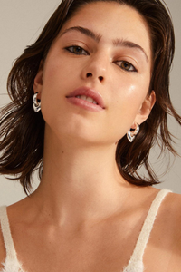 IOKASTE SILVER PLATED EARRINGS