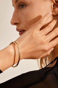 SOPHIA GOLD PLATED BANGLE BRACELET