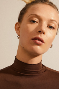 AICA SILVER PLATED EARRINGS