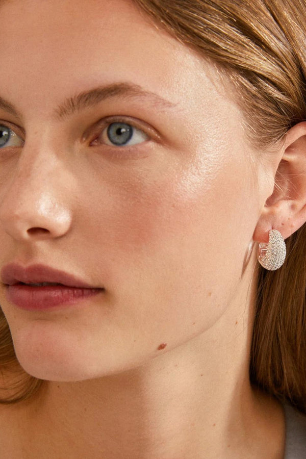 NAOMI SILVER PLATED EARRINGS