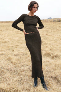 GOLDIE METALLIC SKIRT