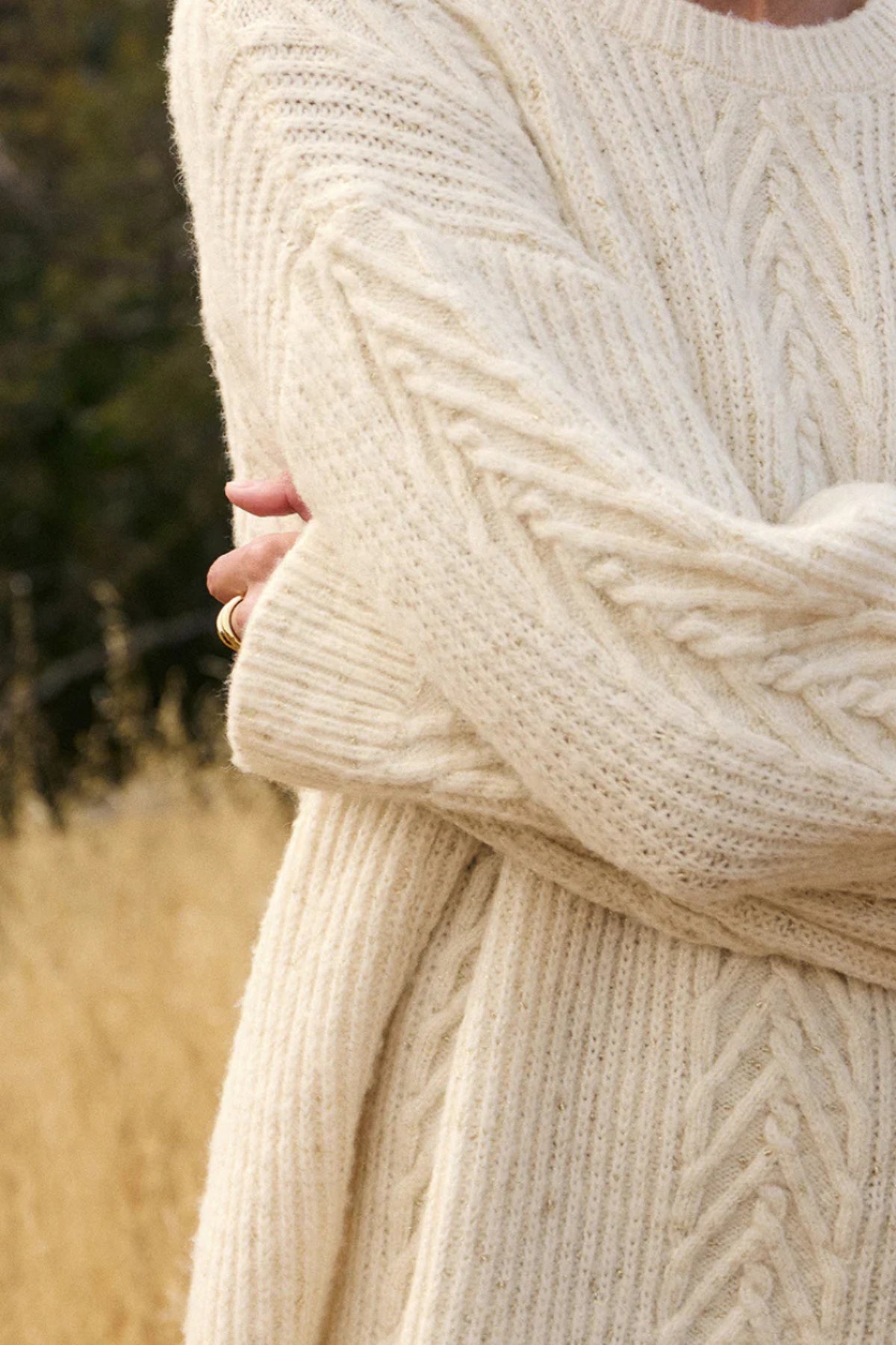 ALL THAT GLITTERS KNIT SWEATER