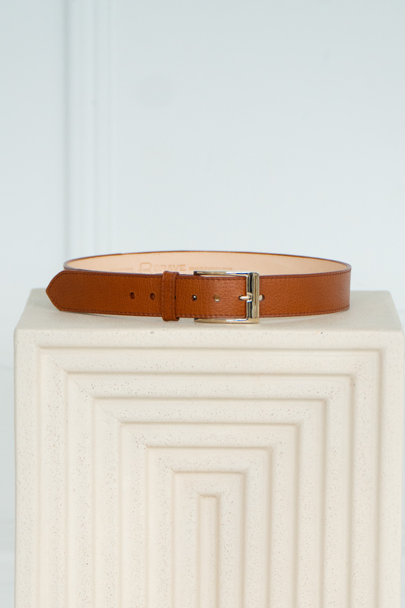 BIRGET LEATHER BELT-TA