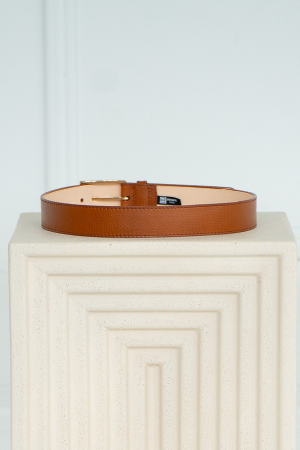 BIRGET LEATHER BELT-TA