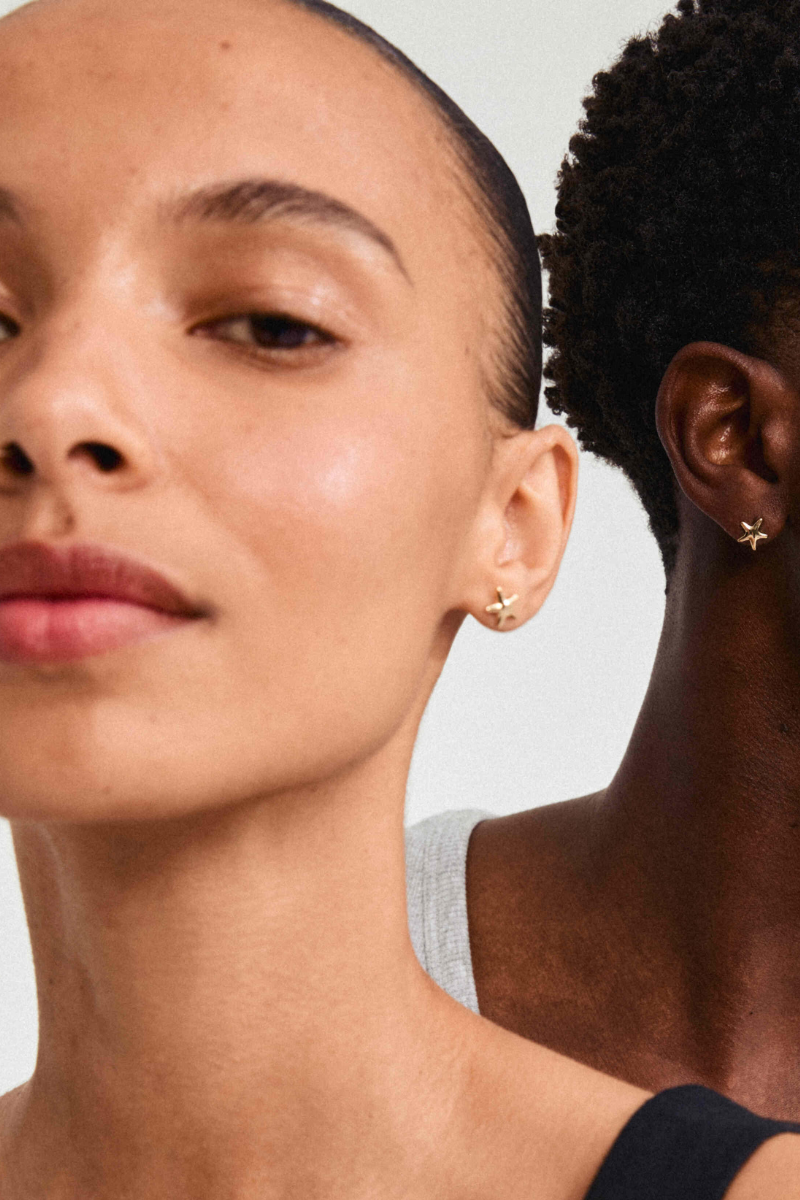 ANDR GOLD PLATED EARRINGS