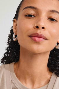 ASLE SILVER PLATED EARRINGS