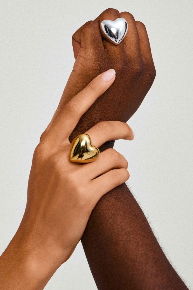 ANNEMETTE SILVER PLATED RING