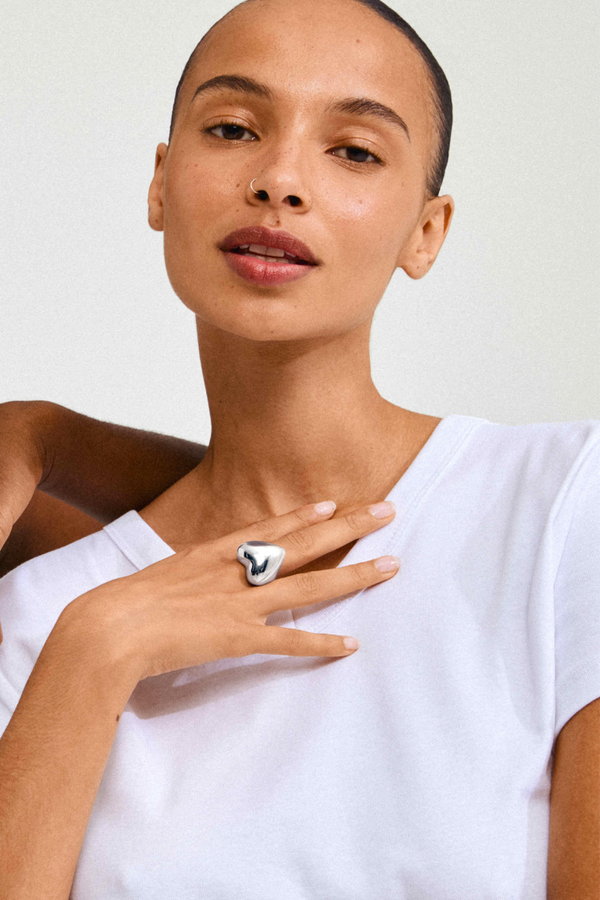ANNEMETTE SILVER PLATED RING