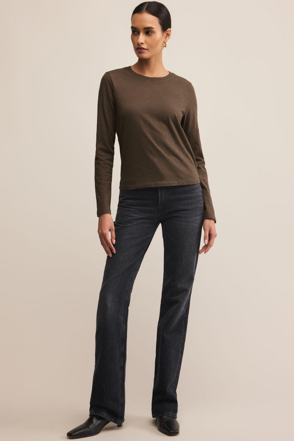 MODERN SLUB LONG SLEEVE TEE-TA