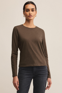 MODERN SLUB LONG SLEEVE TEE-TA