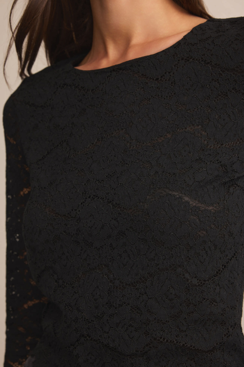 AURORA EMBROIDERED LACE TOP