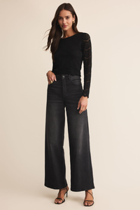 AURORA EMBROIDERED LACE TOP