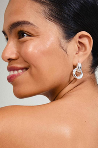AGNI SILVER PLATED EARRINGS