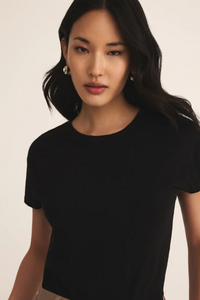 MODERN SLUB TEE-BK