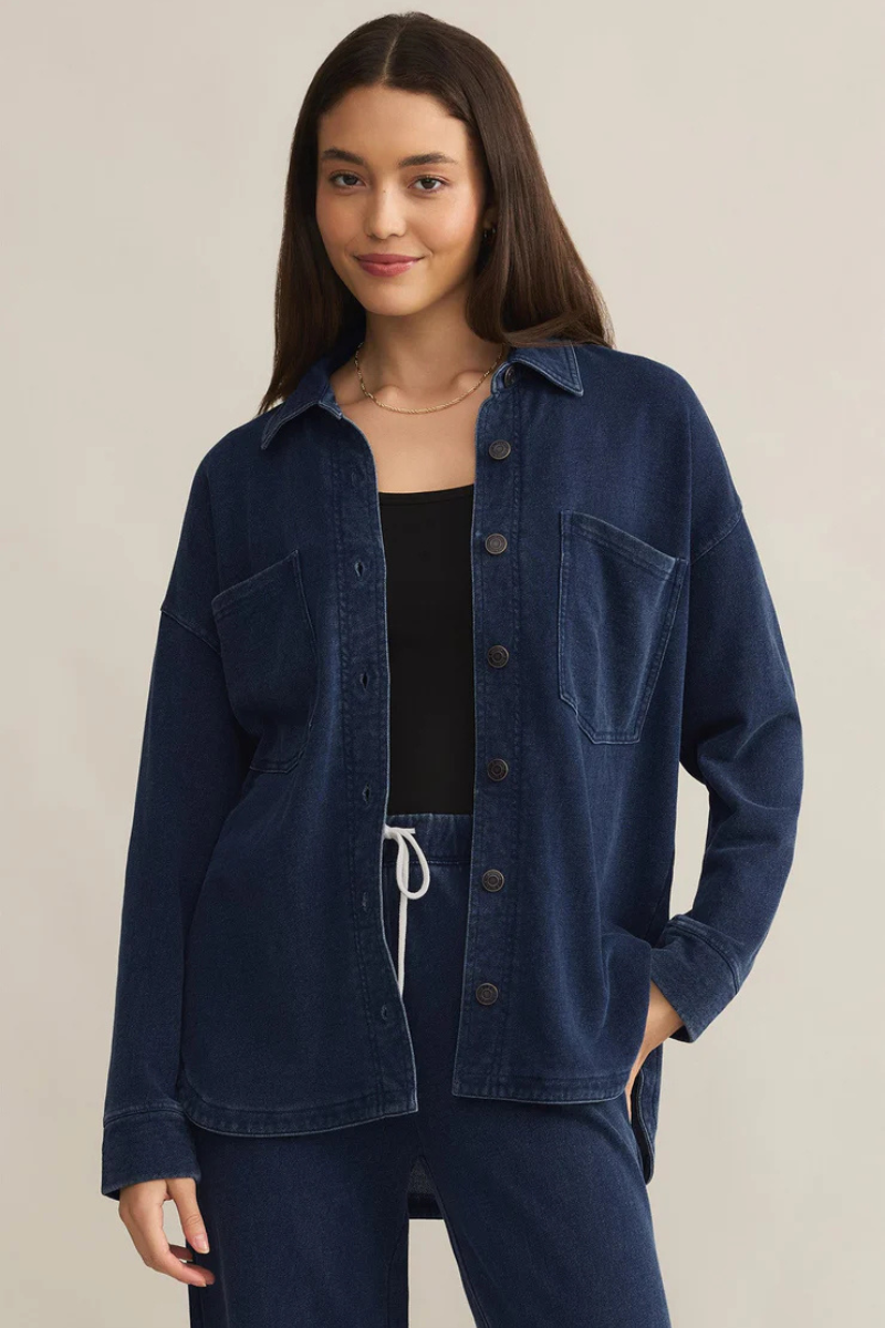 ALL DAY KNIT DENIM JACKET-IN