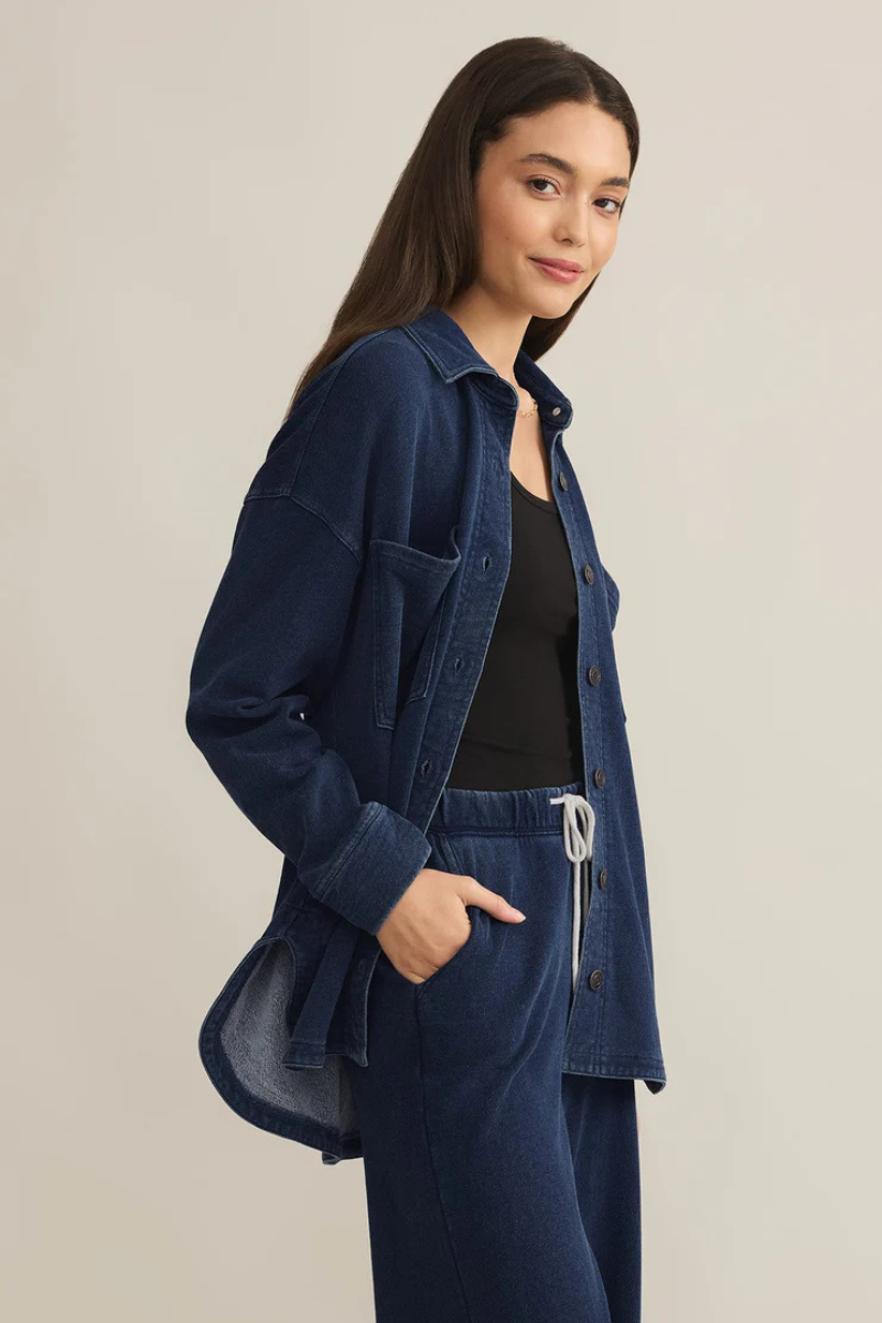 ALL DAY KNIT DENIM JACKET-IN