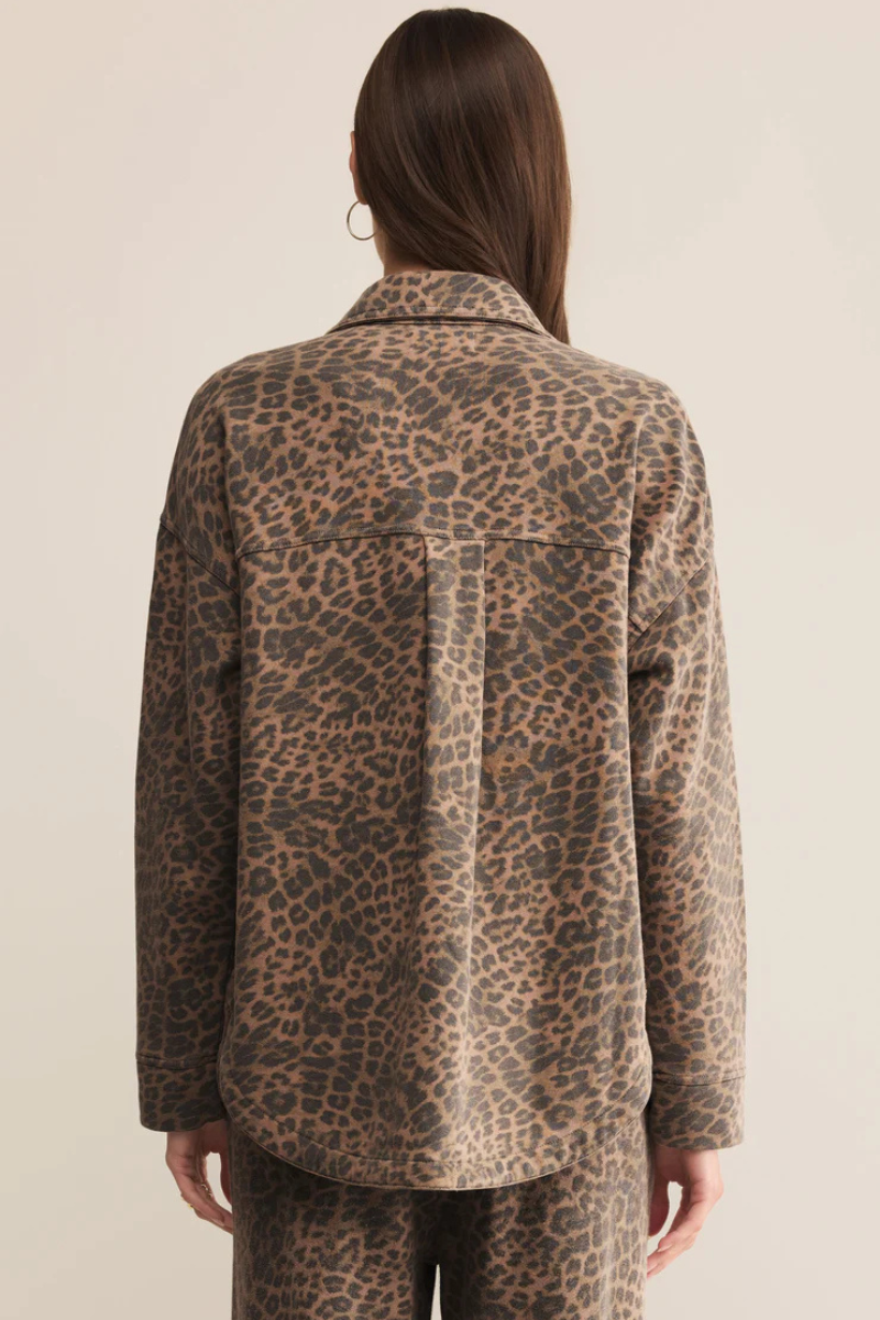 ALL DAY KNIT LEOPARD JACKET