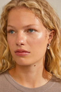 SUN SILVER PLATED EARRINGS