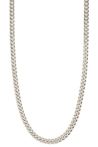FUCHSIA SILVER PLATED NECKLACE