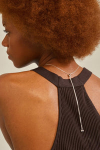 SOPHIA MINI SILVER PLATED NECKLACE