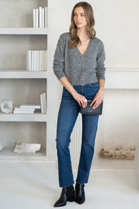 HELLO DARLIN STUD CARDIGAN