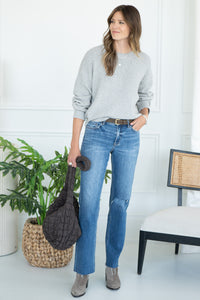 AVERY CREWNECK SWEATER-GY