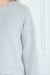 AVERY CREWNECK SWEATER-GY