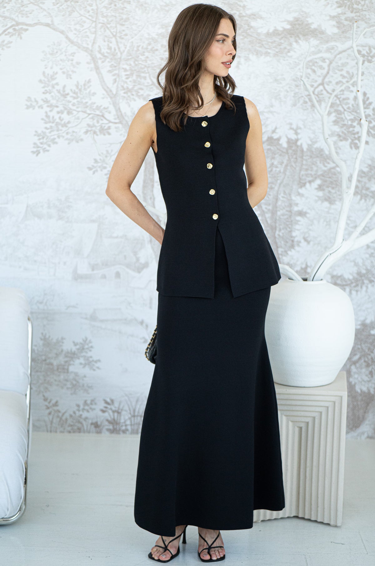 DOUBLE TAKE MAXI SKIRT