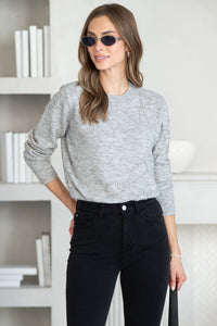 BOW STONE SWEATER