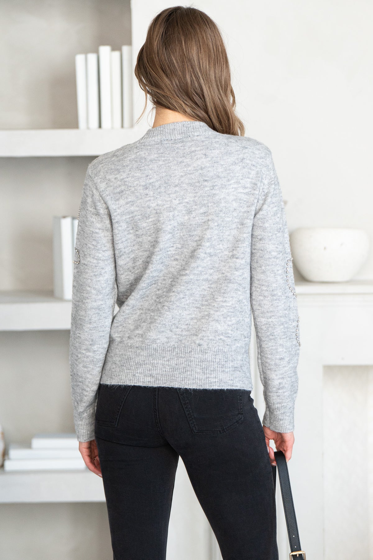 BOW STONE SWEATER