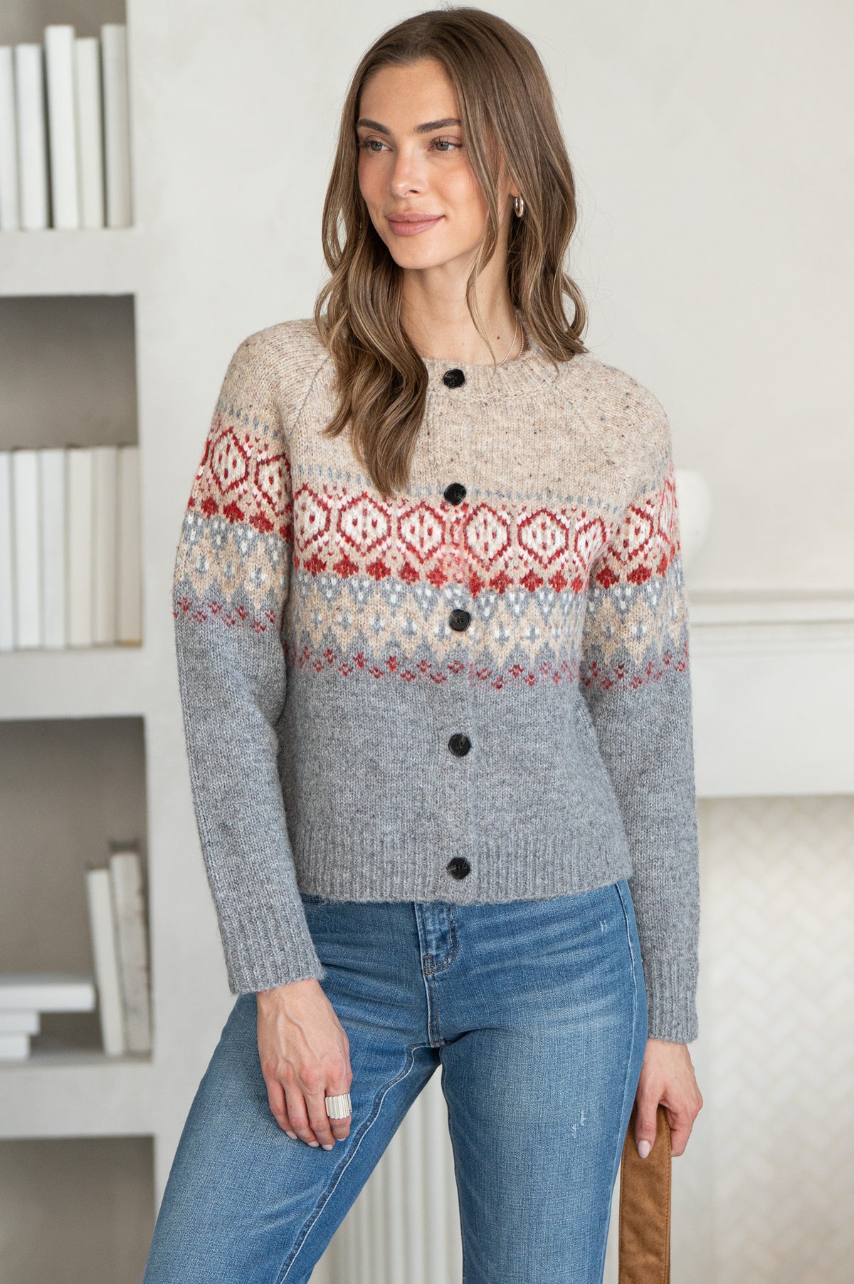 KENNY FAIRISLE CARDIGAN