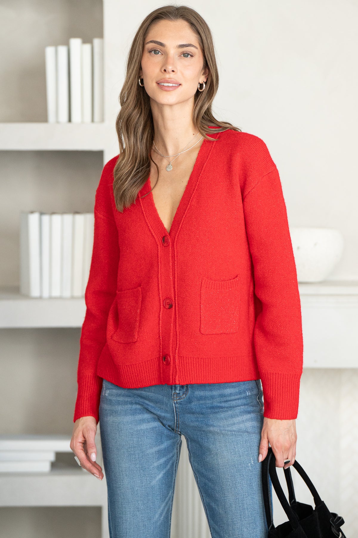 BRAXTON CARDIGAN-RD