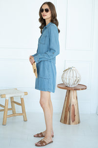 HIRSH TENCEL DRESS