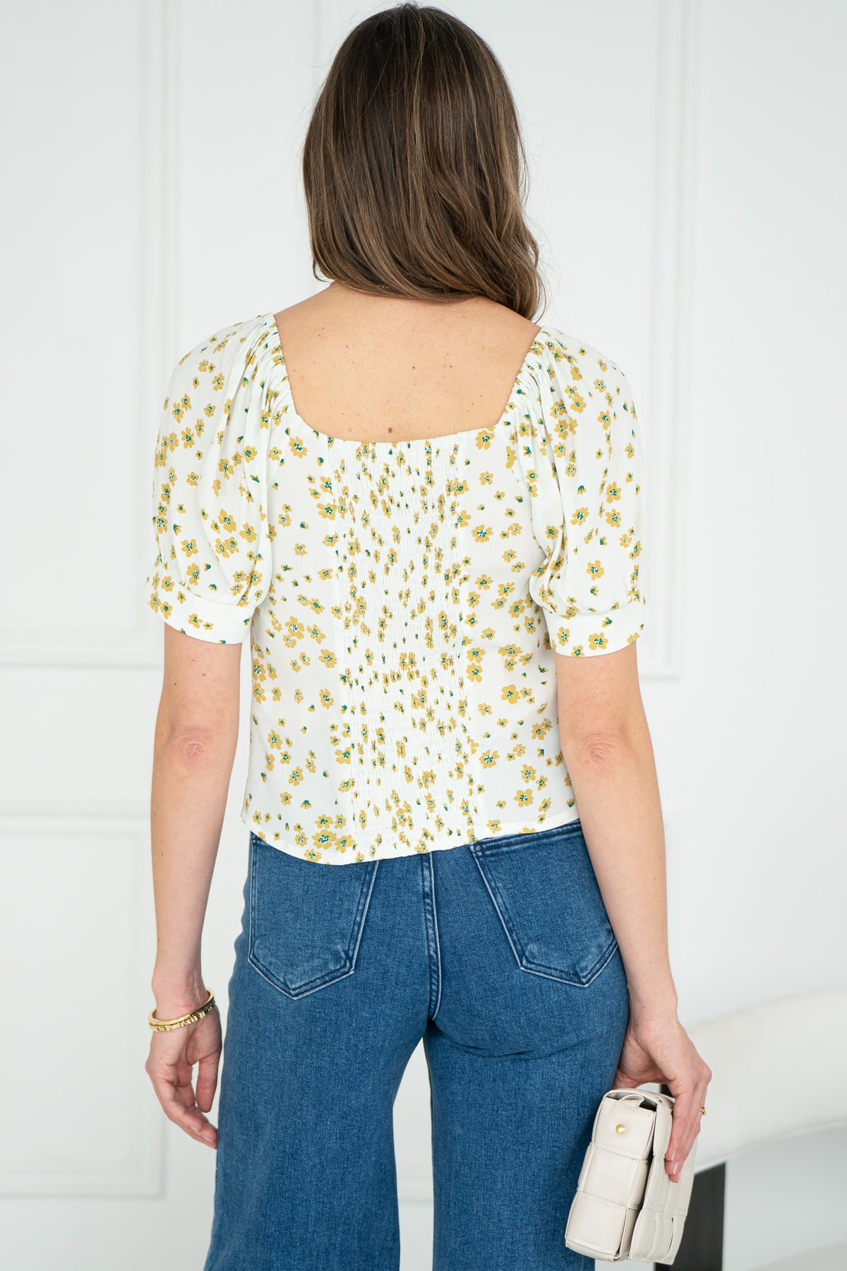 DAPHNE FLORAL TOP-CR