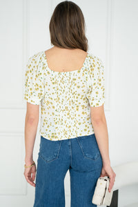 DAPHNE FLORAL TOP-CR