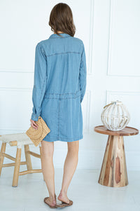 HIRSH TENCEL DRESS