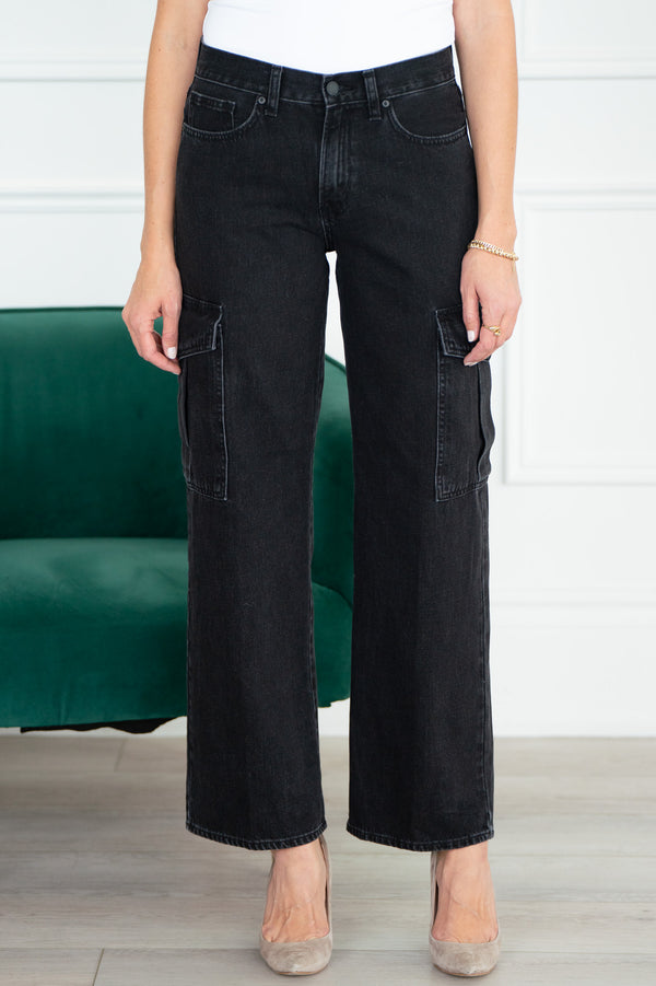 KALUM CARGO JEANS-BK