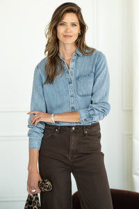 BURKE DENIM SHIRT-BL