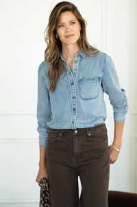 BURKE DENIM SHIRT-BL