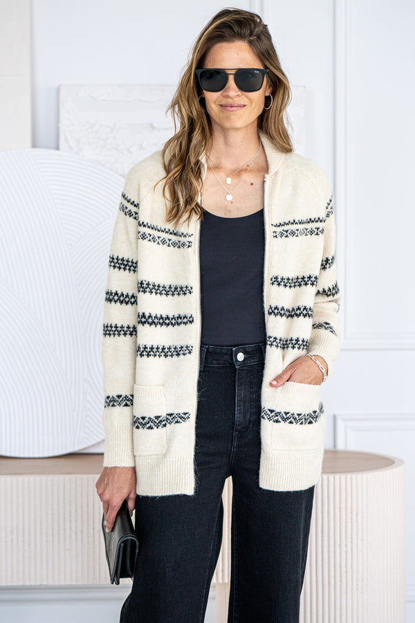 SKI STRIPE SWEATER