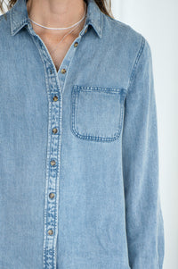 BURKE DENIM SHIRT-BL