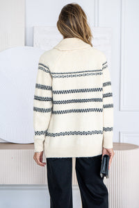 SKI STRIPE SWEATER