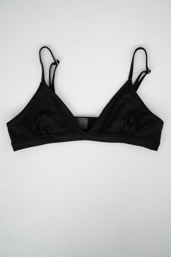 TRIANGLE BRALETTE-BK